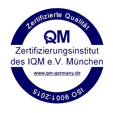 Logo Zertifizierungsinstitut IQM e.V. München